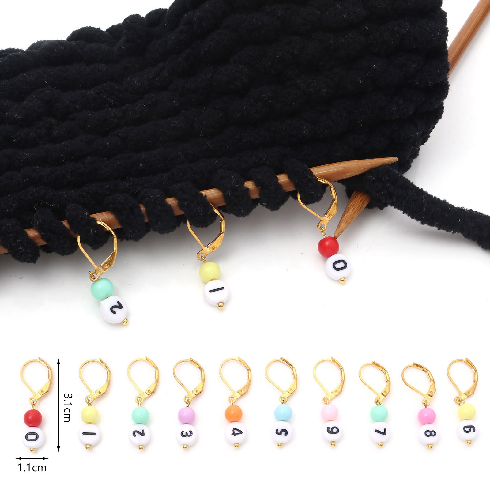 Stitch Marker Ring - Набор маркеров для вязания из меди