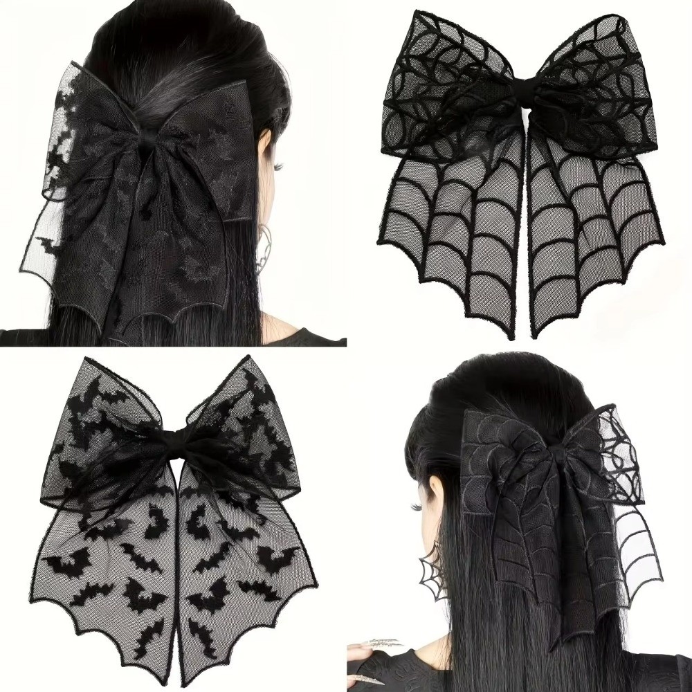 Embroidery Gothic - Заколки для волос из кружевного тюля