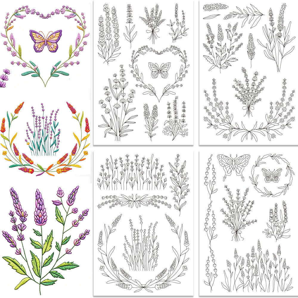 Embroidery Meaning - Водорастворимые вышивальные нити и трафареты для