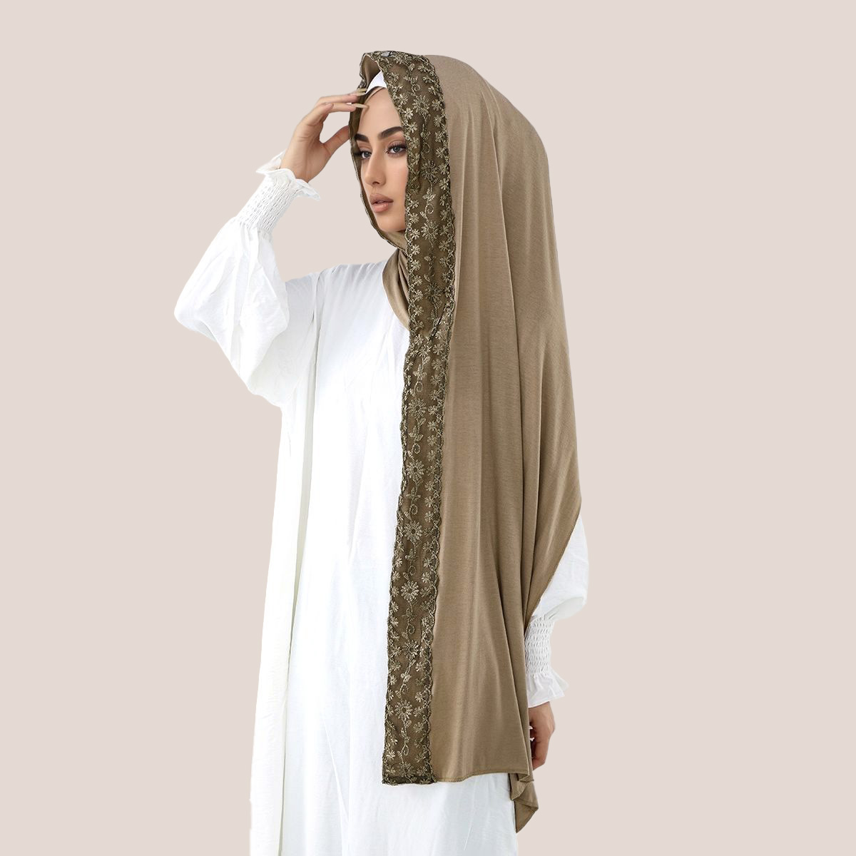 Хлопковый трикотаж с кружевной – обзор и цена Embroidery Cotton