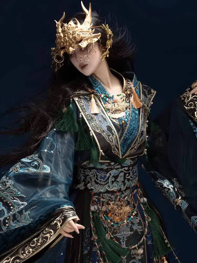 Осенний новый комплект Hanfu с – обзор и цена Embroidery Cotton