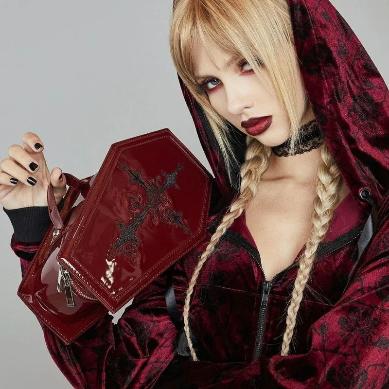 Harajuku Y2K Сумки Лолиты Косп – обзор и цена Embroidery Gothic