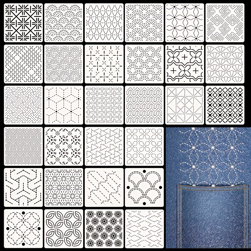30 шт. шаблоны для вышивания D – обзор и цена Embroidery Ideas
