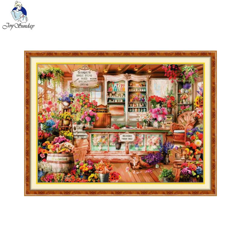 Joy Sunday Flower Shop узор на – обзор и цена Embroidery Meaning
