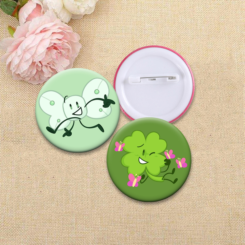 Креативные круглые значки BFDI – обзор и цена Embroidery Bali