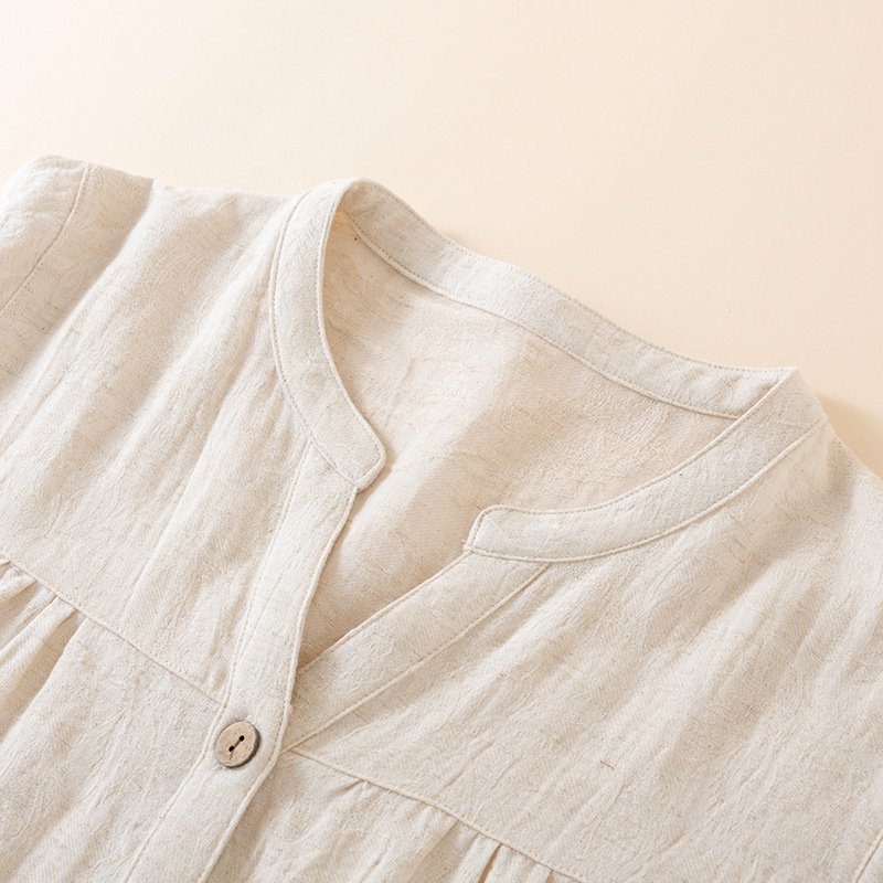 Женская пижама в японском стил – обзор и цена Linen Fabric Natural