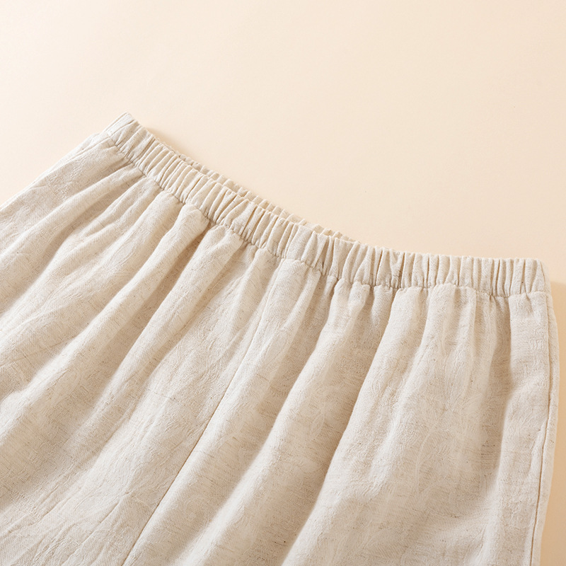 Женская пижама в японском стил – обзор и цена Linen Fabric Natural