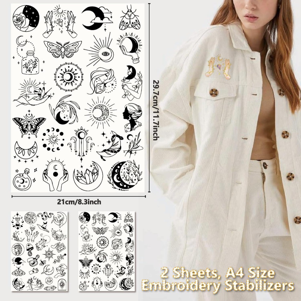 51 шт., водорастворимые стабил – обзор и цена Embroidery Ideas