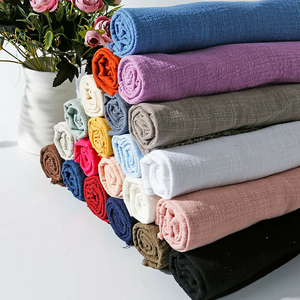 Цветная тонкая льняная хлопков – обзор и цена Linen Fabric Natural