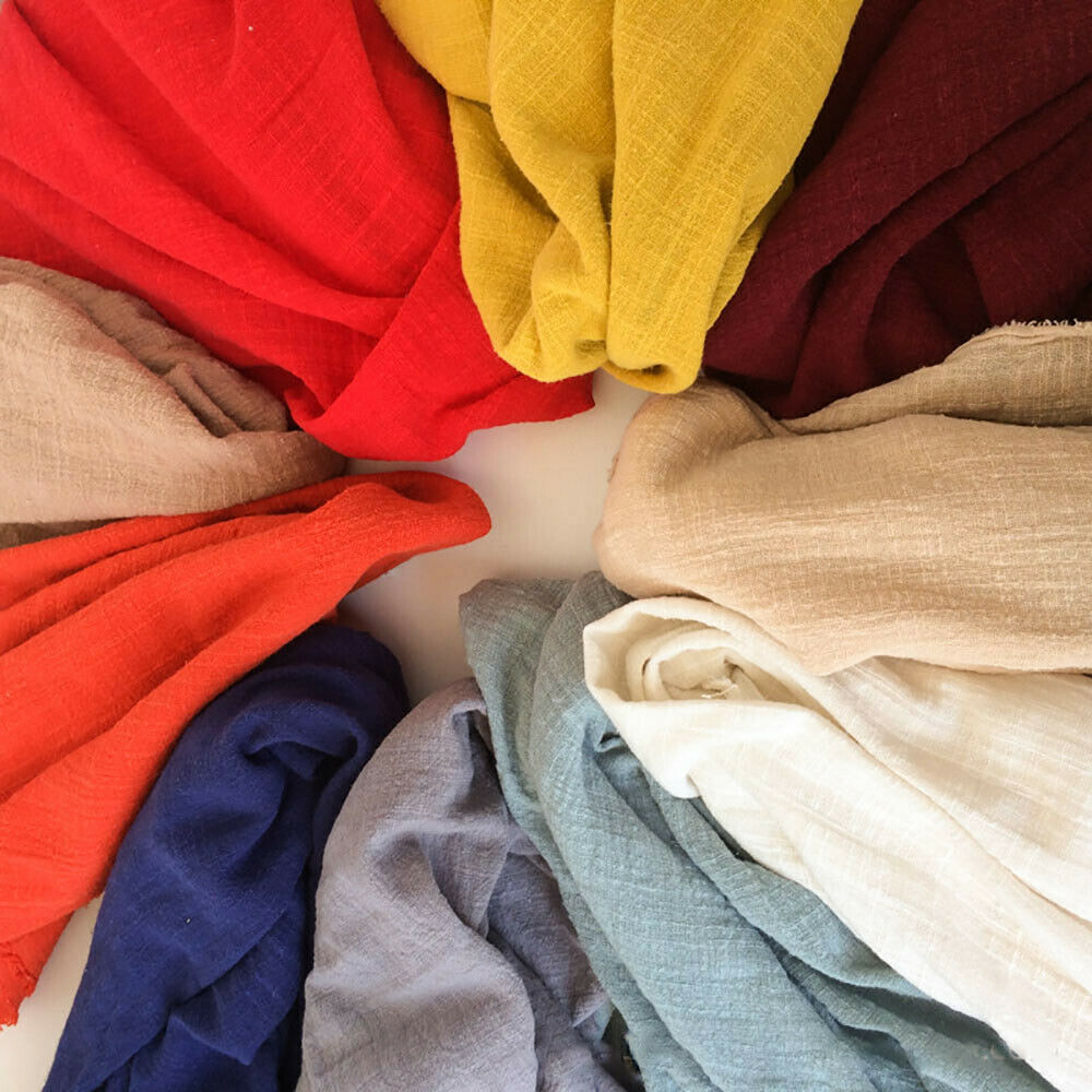 Цветная тонкая льняная хлопков – обзор и цена Linen Fabric Natural